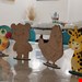  جنس ام دی اف خام سه میلیمتریهمراه با پایه برای استفاده تزئینی