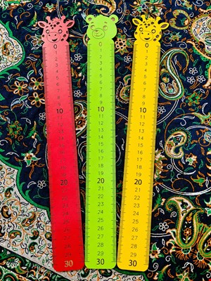 خط کش چوبی ۳۰ سانتی متری